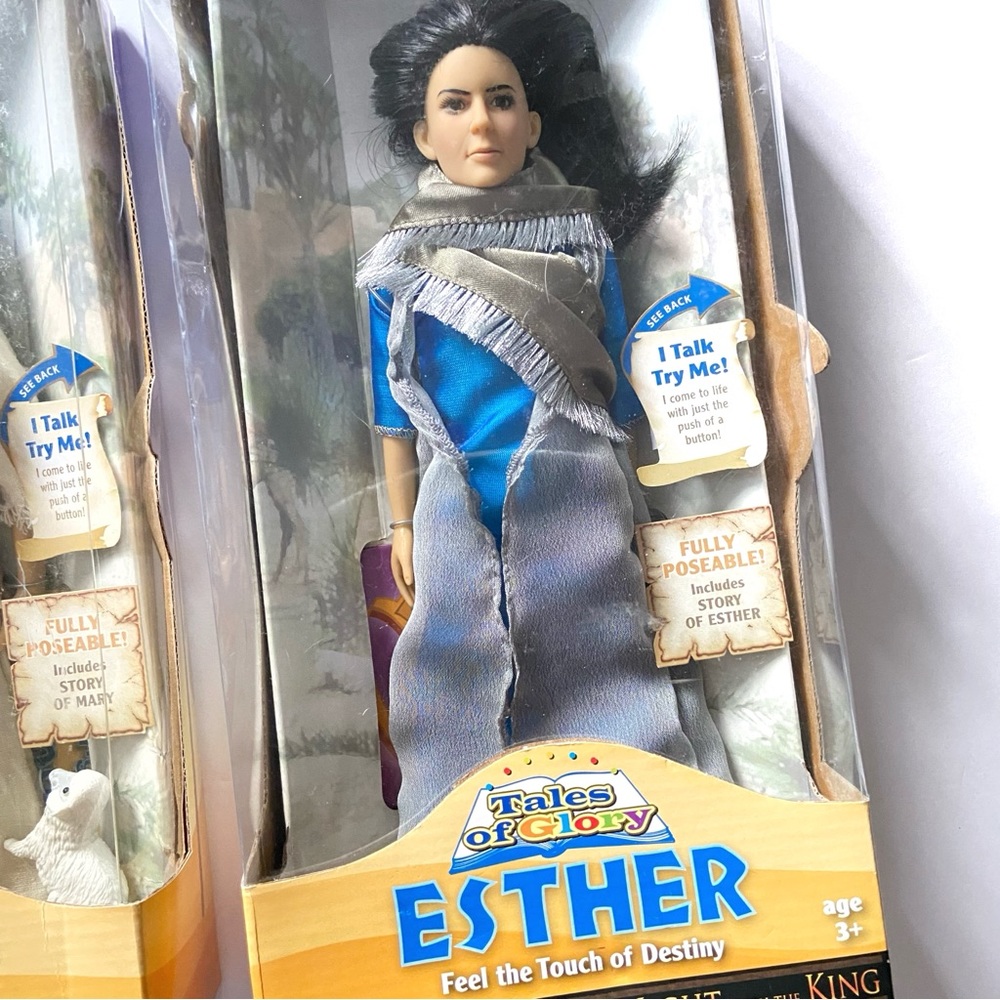 Tales of Glory Bible Doll Mary Esther 12 Inch Talking Religious Teaching - Picture 3 of 4
